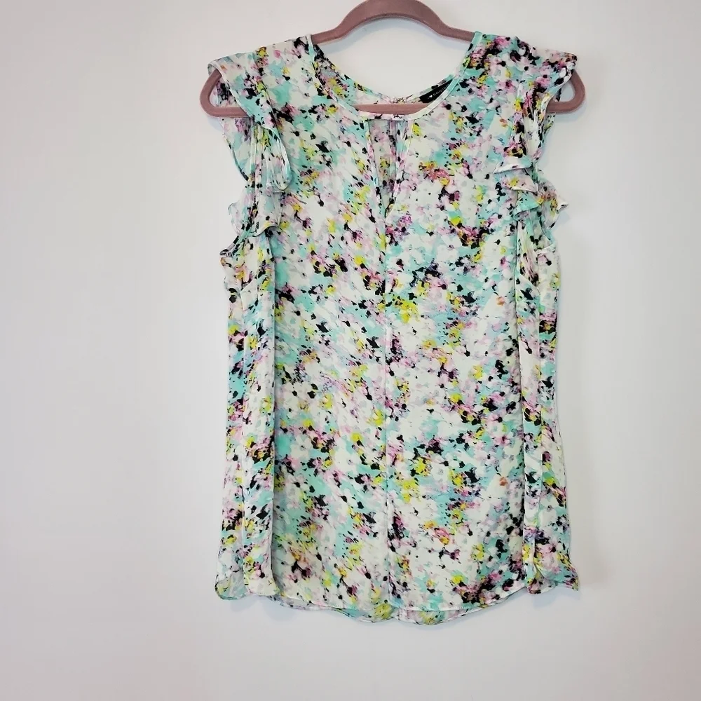 I Heart Ronson Large Work Office Blouse Ruffles - Picture 12 of 14
